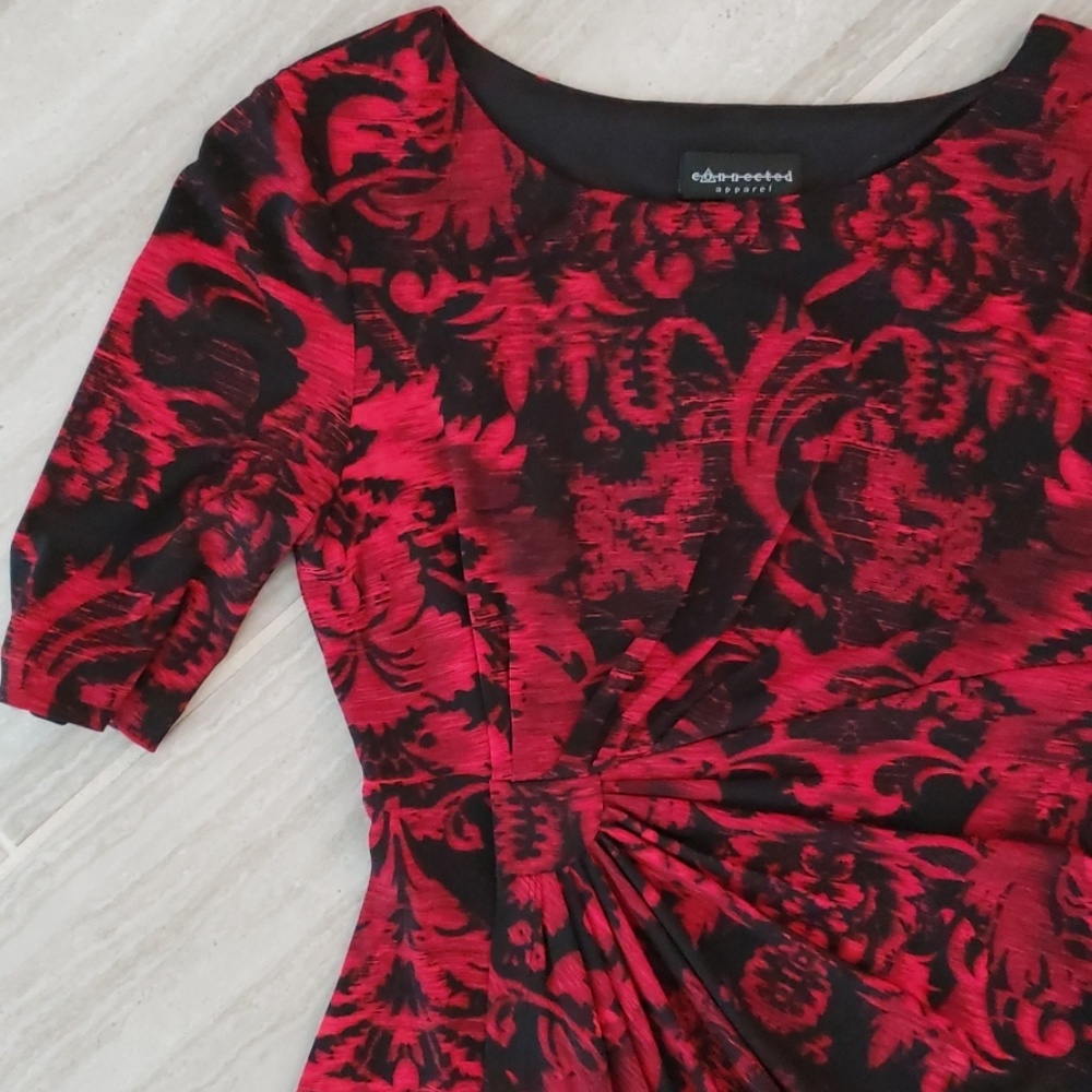 Red & Black Dress | Size 10 | Connected Apparel